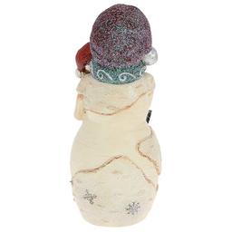 Pavilion 5in. Bear-Y Special Snowman Holding Teddy Bear