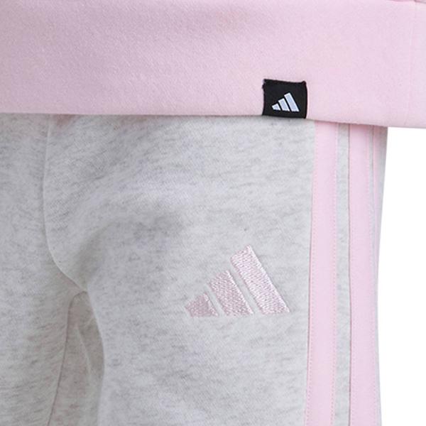 Girls (4-6x) adidas® Flower Logo Hoodie w/ Heather Joggers Set