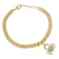 Accents by Gianni Argento Diamond Accent Crab Curb Link Bracelet - image 1