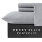 Perry Ellis Portfolio Herringbone 6pc. Embossed Stripe Sheet Set - image 8