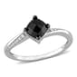 Radiant Rainbow(tm) 10kt. Gold 1ctw. Cushion Diamond Ring - image 1