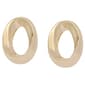 Steve Madden Oval Twist Post Earrings - image 2