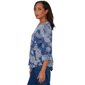 Womens Alfred Dunner Classics 3/4 Sleeve Paisley Blouse - image 4