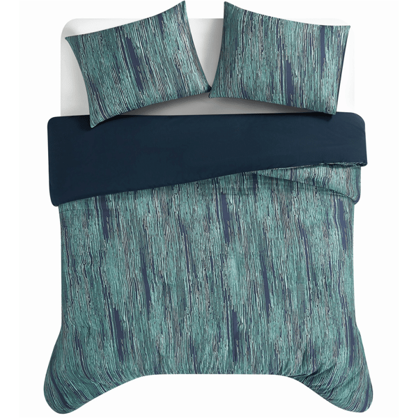 Vince Camuto Linework Stripe 3pc. Comforter Set