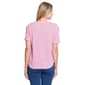 Petite Multiples Short Sleeve Round Neck Stripe Tee - image 2
