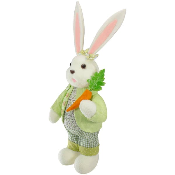 Northlight Seasonal Standing Girl Rabbit Holding Carrot Figurine