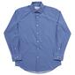 Mens Christian Aujard Fitted Dress Shirt - Blue Gingham - image 1
