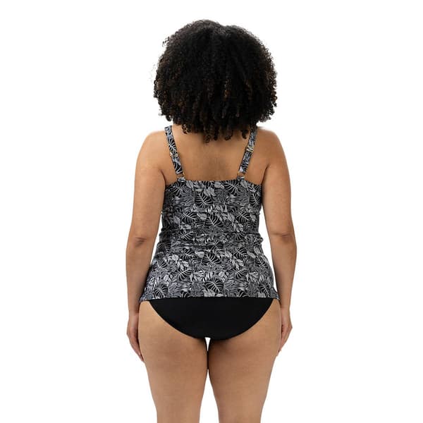Womens Dolfin® Aquashape Botanical Wrap Tankini Swim Top