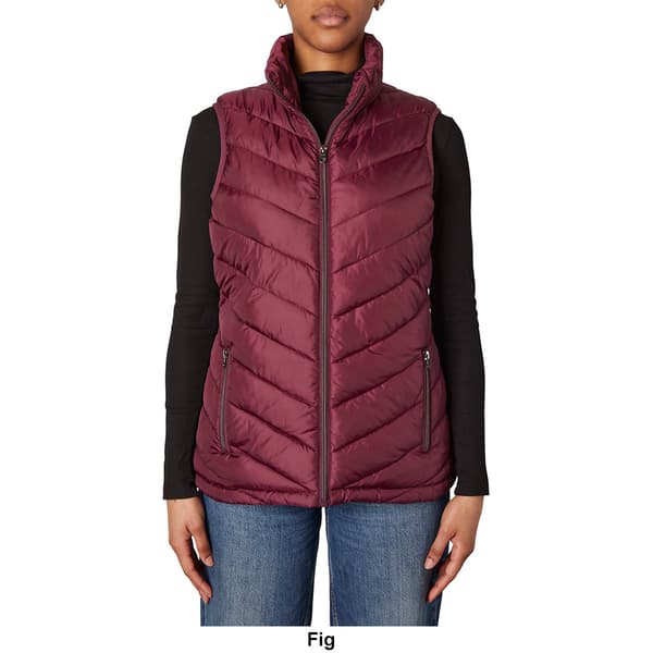 Womens Big Chill Chevron Puffer Vest