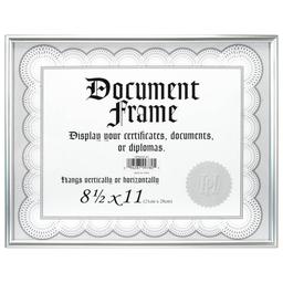 Malden Metro Platinum Certificate Frame - 8.5 x 11