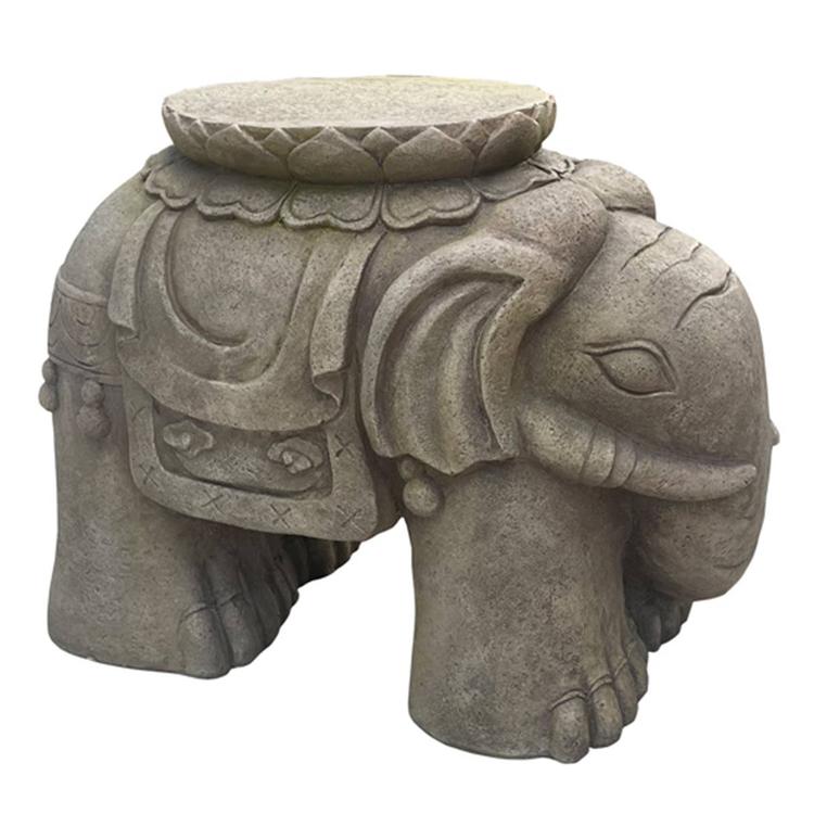 Hi-Line Gift Pachyderm Classic Elephant Plant Stand