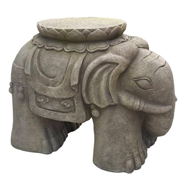 Hi-Line Gift Pachyderm Classic Elephant Plant Stand