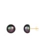 Splendid Pearls 14kt. Gold 9mm Freshwater Pearl Stud Earrings - image 1