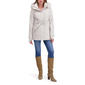 Womens Kensie Belted Softshell Jacket with Faux Fur Trimmed Hood - image 2