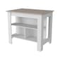 FM FURNITURE Brooklyn Antibacterial Kitchen Island - image 1