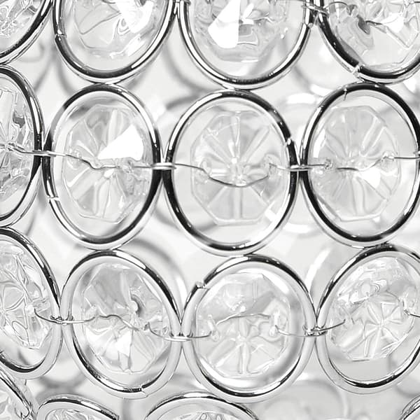 Elegant Designs&#8482; Elipse Crystal 4.25in. Circular Decorative Vase