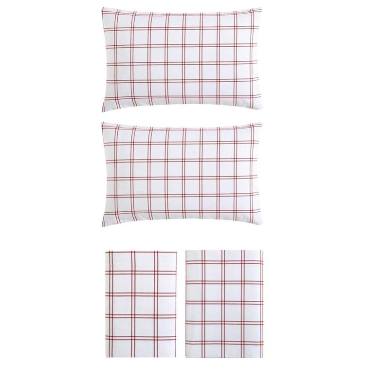 Eddie Bauer Westridge Plaid Cotton Flannel Sheet Set