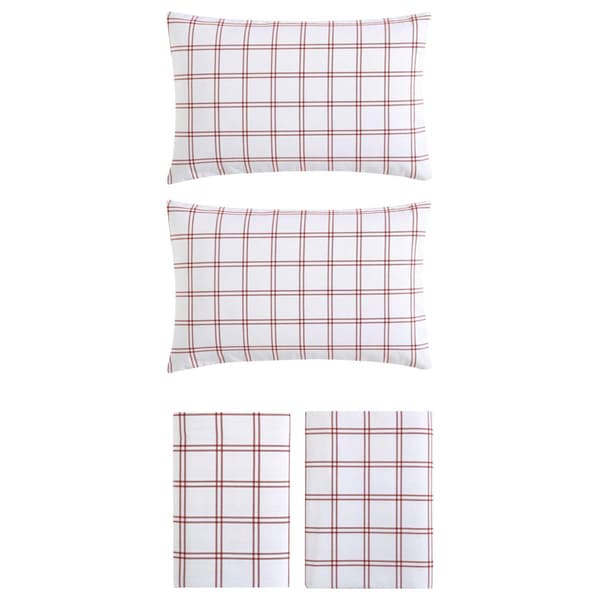 Eddie Bauer Westridge Plaid Cotton Flannel Sheet Set