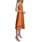 Womens DKNY Sleeveless Linen Blend Loop Lace Midi Dress - image 4