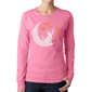 Plus Size LA Pop Art Lunar Bats Word Art Long Sleeve Tee - image 1