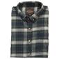 Mens Mountain Ridge&#40;R&#41; Heavyweight Flannel Shirt - Green/Navy - image 1