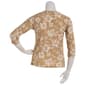 Plus Size Emily Daniels 3/4 Sleeve Floral Jacquard Knit Tee - image 3