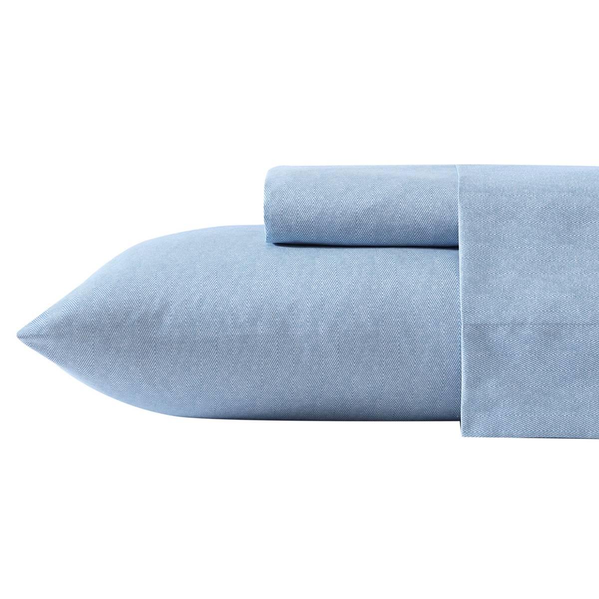 Open Video Modal for Nautica Herringbone Coastal Microfiber Sheet Set