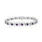 Gemstones Classics&#40;tm&#41; Amethyst & Diamond Tennis Bracelet - image 1
