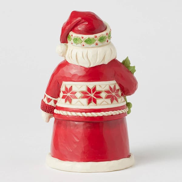Jim Shore Nordic Noel Santa Pint Christmas Figurine