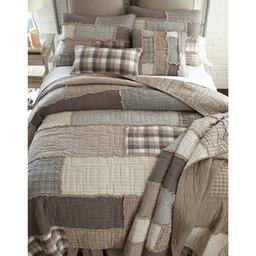 Donna Sharp Smokey Cobblestone Cotton Quilt Set