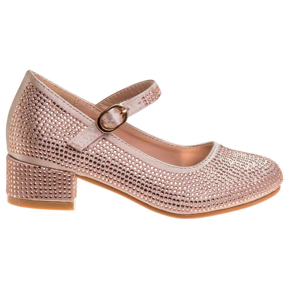 Big Girls Badgley Mischka Rhinestone Pumps
