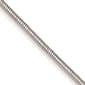 Gold Classics&#8482; .80mm. 14k White Round Snake Chain Necklace - image 2