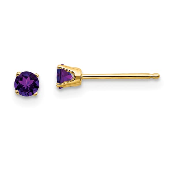 Gemstone Classics&#40;tm&#41; Amethyst Stud Earrings - image 