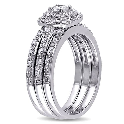 Loveblooms&#8482; 1/2ctw. Diamonds Bridal Ring Set