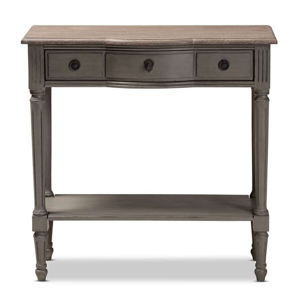 Baxton Studio Noelle 1 Drawer Wood Console Table