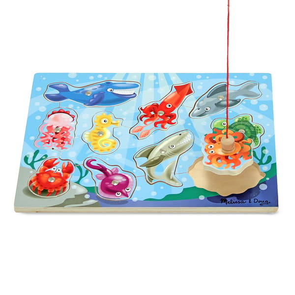 Melissa &amp; Doug(R) Fishing Magnetic Puzzle Game - image 