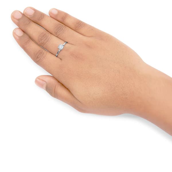 Haus of Brilliance 1/2ctw. Lab Grown Diamond Engagement Ring