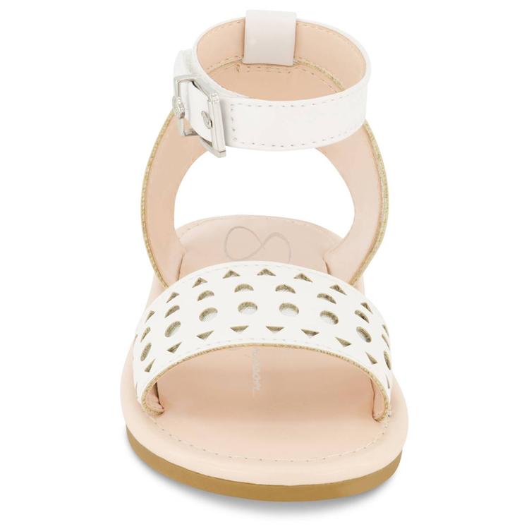 Little Girls Jessica Simpson Janey Perforated Slingback Sandals