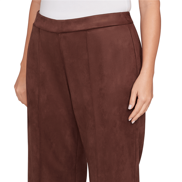 Plus Size Skye&#8217;s the Limit Autumn Countryside Faux Suede Pants