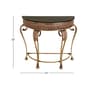 9th &amp; Pike® Metal Chippendale Console Table - image 6