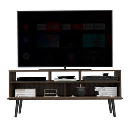 FM FURNITURE Hamburg Dark Walnut TV Stand