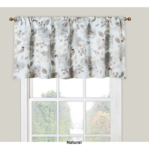 Regal Arabella Floral Print Rod Pocket Valance - 50x18