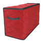 Simple Living 96ct.Quilted Zip Up Christmas Ornament Storage Tub - image 1