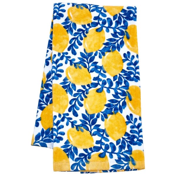 Citron Vine Fiber Reactive Kitchen Towel - image 