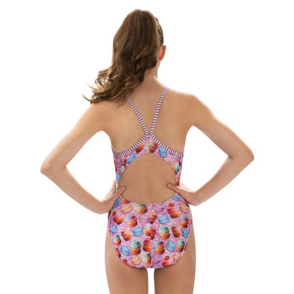 Womens Dolfin® Uglies V-2 Back Bon Appetit One Piece Swimsuit