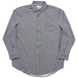 Mens Christian Aujard Checkered Dress Shirt - Black/White