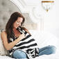 Womens Zalamoon Multi-Wear Striped Infinity Maternity Shawl - image 10