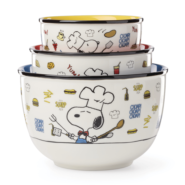 Lenox® Chef Snoopy 3pc. Bowl Set