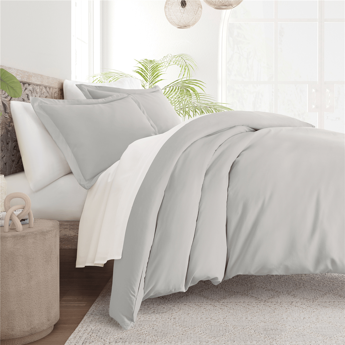 Open Video Modal for Soft Essentials Premium Ultra Soft Solid Duvet Cover Set