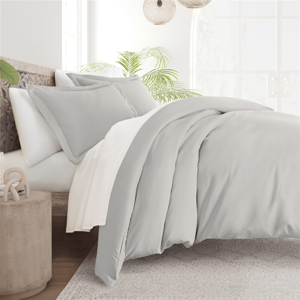 Soft Essentials Premium Ultra Soft Solid Duvet Cover Set - image 